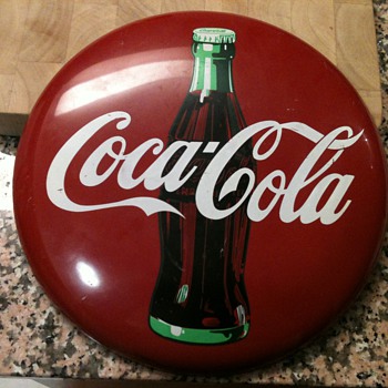 coca cola tin sign
