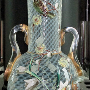 Harrach Glass Vase c1880 - Art Glass