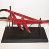 Handmade Folk Art Miniature Plow collection Jim Linderman