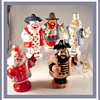 Vintage Hard Plastic Holiday Toys