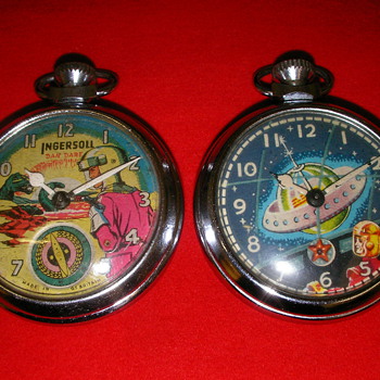 'Dan Dare' & 'From Outer Space' Animated Pocket Watches - Pocket Watches