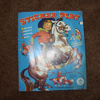 1960 sticker play book
