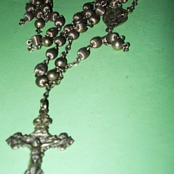 Silver Rosary