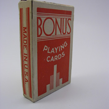 Bonus Playing Cards