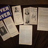 1928 Hoover for President. Letters, Brochures, Stickers....