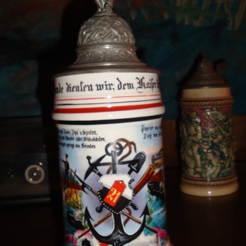 Imperial German Reservist's stein of Pionier (Engineer) Rieger of the Prussian 21st Pionier Regiment