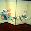 Asian  4 panel painted screen