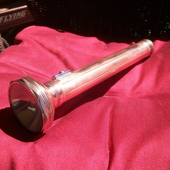 Old Copper Flashlight