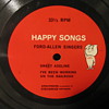 Found a 4 & onehalf inch 33 & one third Happy Motoring man record