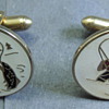 SWANK Cufflinks Fly Fishing