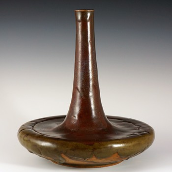 Unusual Jean-Jacques Lachenal Ceramic Vase