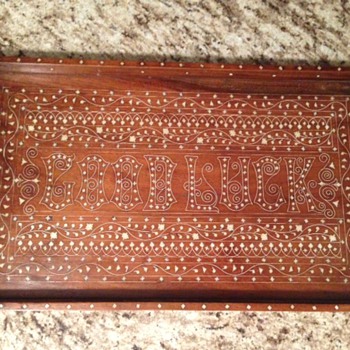 Good Luck wooden tray 