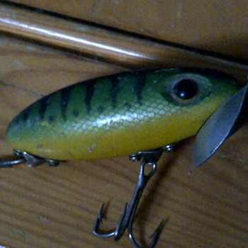 one of the lures i bought today jitterbug 