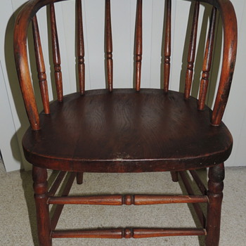 Wooden Bucket Chair - Furniture