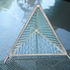TRIANGLE GLASS WITH COUPLE OF HANDELS