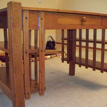 Mission Oak Library Table - Furniture