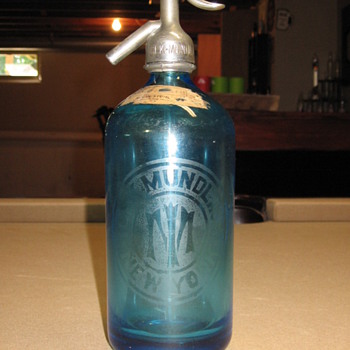 Blue Seltzer Bottle - Bottles