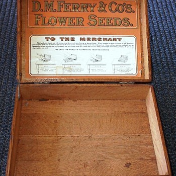 Vintage D.M. Ferry & Co's Flower Seed Display. - Advertising