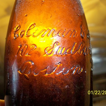 QUARRY WORKERS DUMP FOUND TODAY>>>21 Degrees...SURFACE FINDS - Bottles