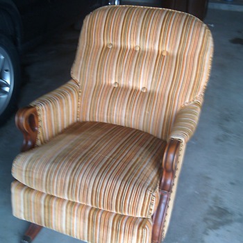 Found Grandmas Platform Spring 1930's Rocker
