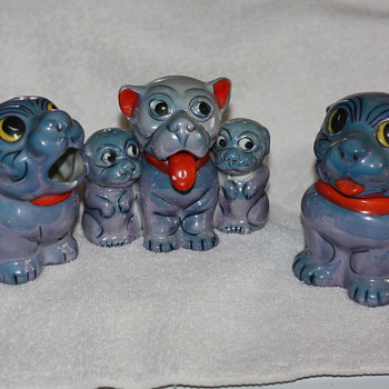 Shofu Blue Dog Service - China and Dinnerware