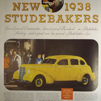 Vintage car ads.