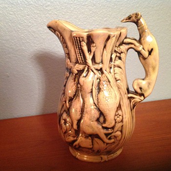 my hunting pitcher - Art Pottery