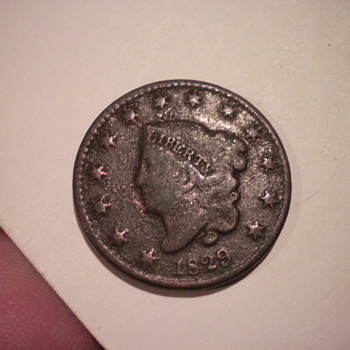1829 large cent - US Coins