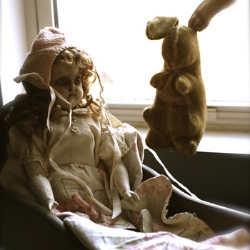 Antique Bunny Rabbit Stuffed Animal - Animals