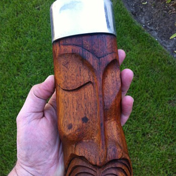 Hawaiian bar gate carving 1940's? 