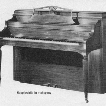 1952 - Steinway "Hepplewhite" Piano Advertisement - Advertising