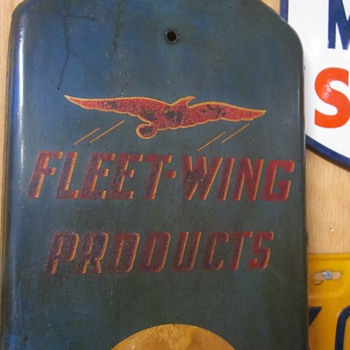 Fleet-Wing Products Thermometer...1930's