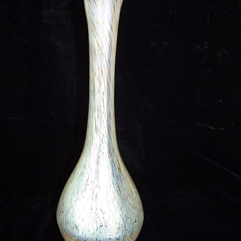 Loetz? 14" Oilspot Vase - Art Glass