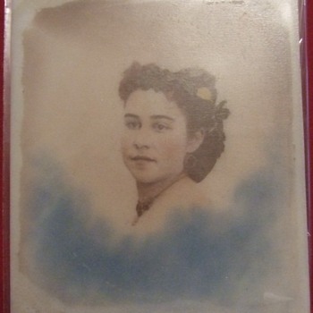 Ambrotype of a woman - Photographs