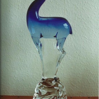 Cenedese Steinbock Sculpture - Art Glass