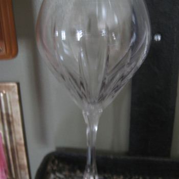 Crystal Wine Glass -Mystery?? - Glassware