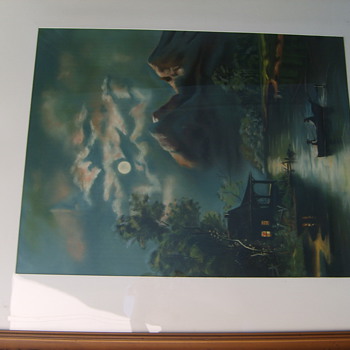 very old pastel