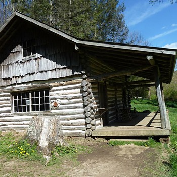 Old log Cabin . Still in use - Photographs