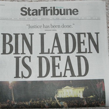 BIN LADEN IS DEAD - Military and Wartime