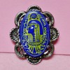 Egyptian Revival Czech Glass Brooch