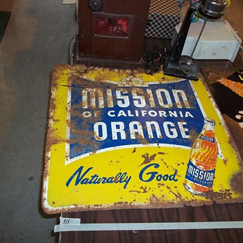 ORANGE SODA SIGN