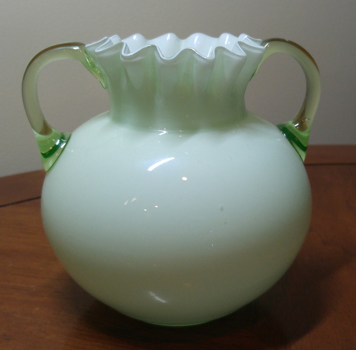 Uranium Glass Vase Collectors Weekly