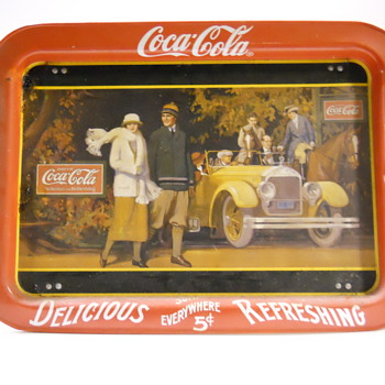 Coca-Cola tray