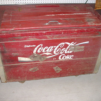 Coca-Cola Coke Chest WOODEN