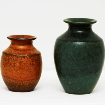 Vases from Holbaek Pottery (Denmark), 1930’s-1940’s - Art Pottery