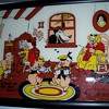 1930's Walt Disney Enterprises Reverse Glass Painted Picture by Reliance