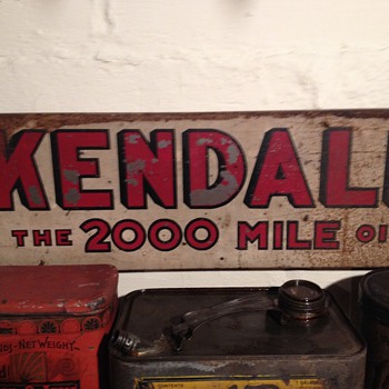 Kendall Oil Can Display Rack - Petroliana