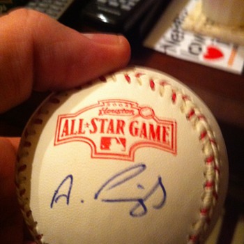autographed all-star baseball - Baseball
