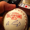autographed all-star baseball