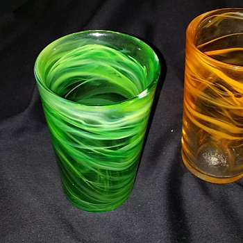 Art Glass tumblers - Glassware